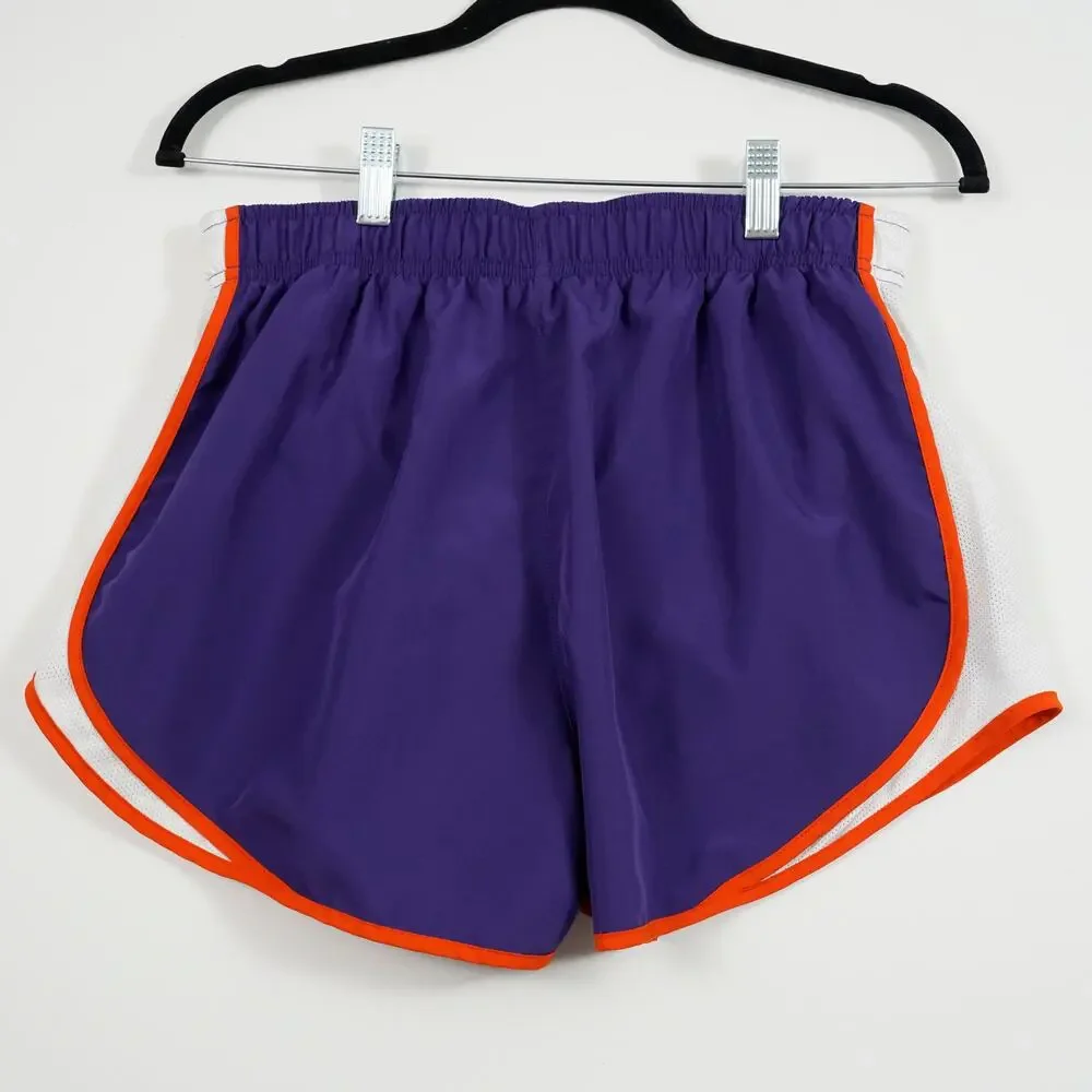 Nike Clemson Tigers Tempo Performance Shorts Purple Womens M